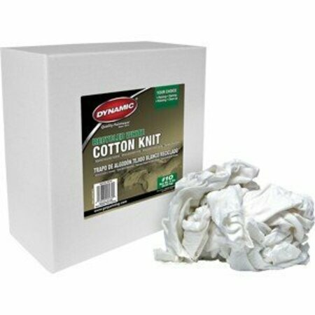 DYNAMIC PAINT PRODUCTS Dynamic #10 8Lb Box Recycled White Cotton Knit Wiping Cloth 99139